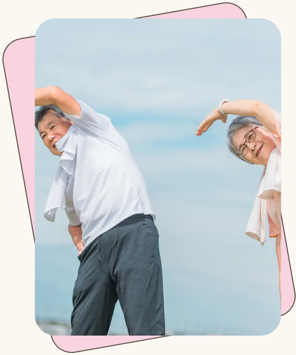 サクラノキフィットネスでからだを動かす様子