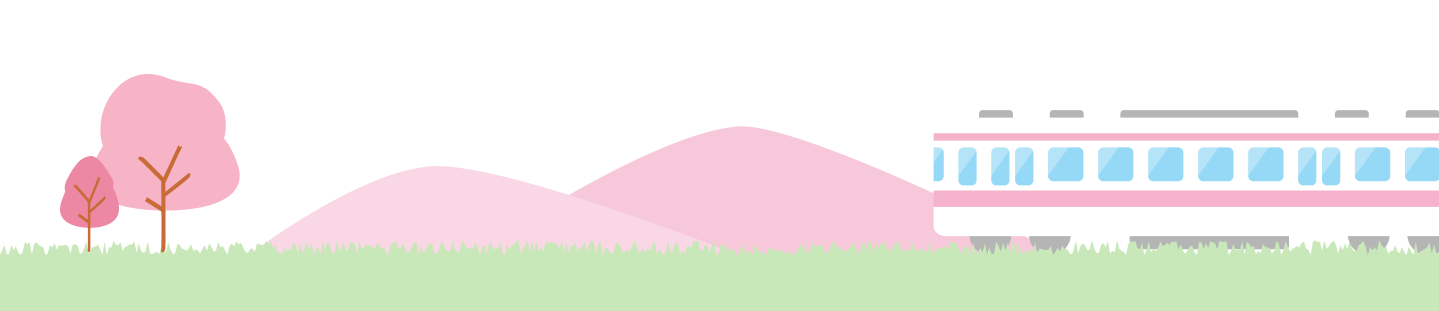 サクラノキテラス周辺の街並みイラスト