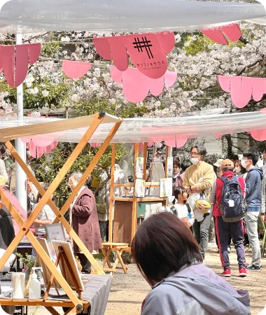 健康屋台の様子