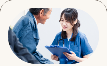 健康測定会の様子